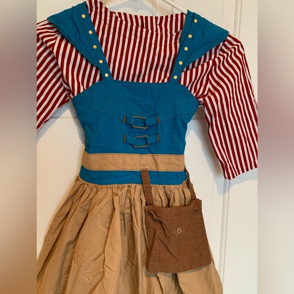 GoldaMae custom Merida inspired Halloween costume child’s size 7 attached purse - Picture 4 of 15